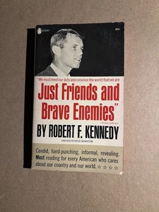 JUST FRIENDS AND BRAVE ENEMIES by Robert F. Kennedy  1962 Popular paperback - Picture 1 of 3