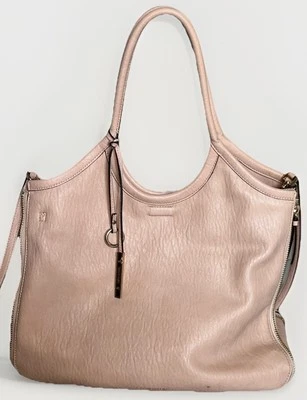 Calvin Klein Gabrianna Novelty Slim Tote Light Rose Expandable Shoulder Bag - Image 1 of 4