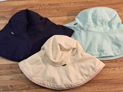 Combo Sombrero Scala 3 Embalable Cubo Suave Sol 🌞 Pescador Ala Ancha  Foto 1 de 4