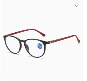 Runde Lesebrille Retro Anti Blau Leicht +2,50 Bicolor Unisex - Bild 1 von 6