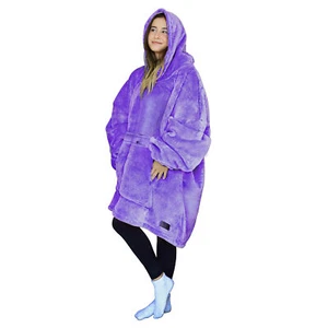 Tirrinia Womens' Hoodie Blanket Sweatshirt, Oversized Comfortable Fleece Giant - Picture 1 of 7