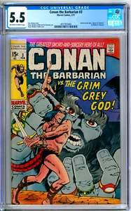 Cómics de Marvel 1971 de Conan el Bárbaro 3 clasificados bien-5,5 - Imagen 1 de 2