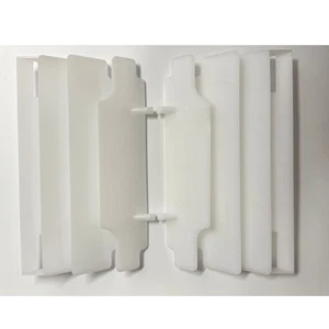 KDX220R 2002 PARRILLAS RADIADOR BLANCO PARTE 14037-1099-RZ MXPUK 2002 KDX 220R (2X489 - Imagen 1 de 9