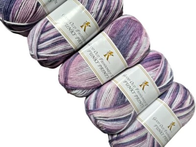 Good Old fashioned DK Knitting/crochet Funky Prints 5*100g Colour Code: 49