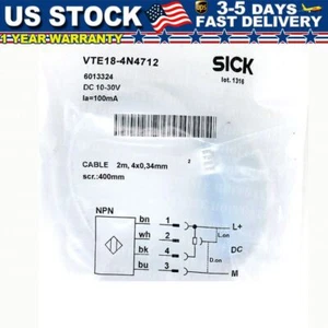 NEW SICK VTE18-4N4712 VTE184N4712 6013324 Photoelectric Sensor - Picture 1 of 4