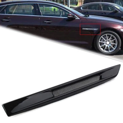 Gloss Black Front Right Side Fender Air Vent Grille For 2010-2019 2012 Jaguar XJ - Изображение 1 из 4