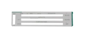 1965-66 Chevy Impala & 67-72 GMC Truck Temperature Control Face - Picture 1 of 1