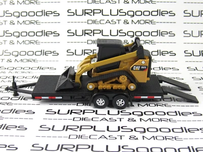 Diecast Masters 1:64 Caterpillar CAT 297D2 SKID STEER TRACK LOADER w/Trailer - Image 1 of 4
