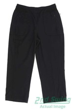 New Womens Tail Libra Knit Pull On Capris Small S Black Gf4328-9997 Msrp $85