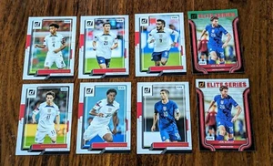2022-23  Donruss  Fifa Soccer TEAM USA   (8 Card lot)  Adams Reyna Jesus Pulisic - Picture 1 of 2