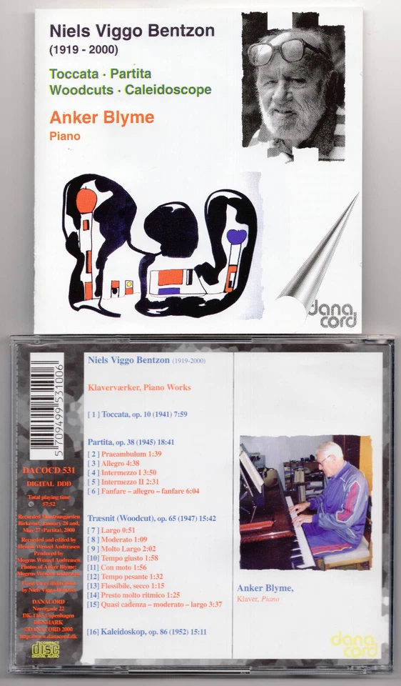 Niels Viggo Bentzon - Toccata/Partita/Woodcuts/Kaleidoscope for piano, Blyme - Image 1 of 1