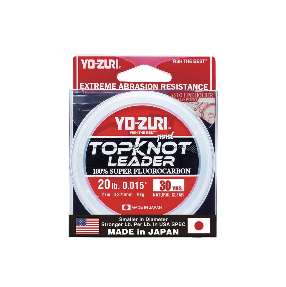 Yo-Zuri TopKnot Leader Fluorocarbon Natural Clear 30 Yards Fishing Leader Fluoro - Image 1 of 1