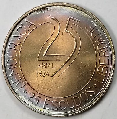 Portugal 1984 25E "10th Anniv. of Revolution 1974-1984" - Image 1 of 2