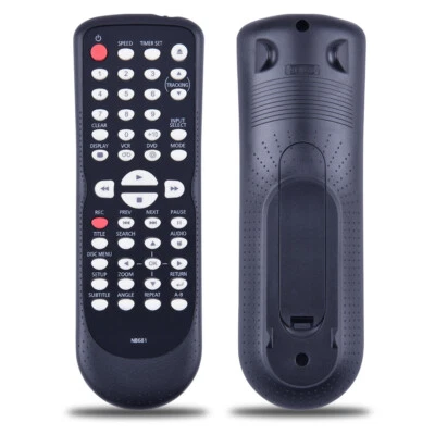 NB681 Remote Control For Funai DVD Player VCR CDV225FX4 DV220FX4 DV220FX4A - Image 1 of 4