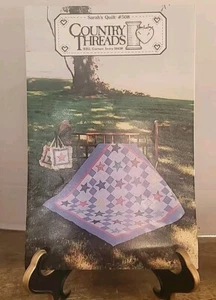Country Threads Quilt Pattern Sarah’s Quilt Pattern 508 Quilting Patchwork - Picture 1 of 2