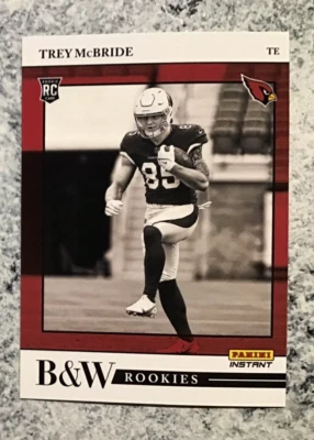 2022 Panini Instant Black & White Rookies B & W Trey McBride RC Free Ship /649 - Image 1 of 2