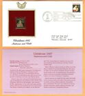 Christmas 1987(Madonna and Child)22K Gold Replica-1st Day Cover Stamp-1987