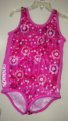 Speedo life jacket Bathing Suit Kids Size 4 to 6 Years Old 24 " Chest Pink Girls - Image 1 of 4