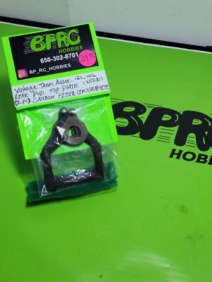 RC Part Team Associated Rear Pod Top Plate 10L,12L 3PC 2CARBON FIBER 1 GRAPHITE  - Image 1 of 2