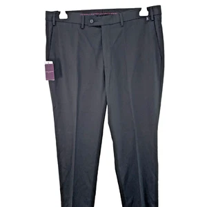 Brook Taverner Suit Pants, Tailored Fit Pegasus Trousers, Size W38 L31.5, Black - Picture 1 of 21