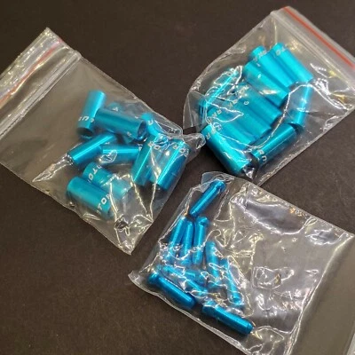 🔥 Kit de 30 piezas Jagwire Tapa de extremo Hop-Up 4 mm Cambio 5 mm Férulas de freno Carcasa de cable👀 Foto 1 de 4