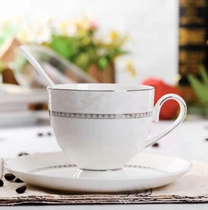 Annocasa Bone China Porcelin Hawaii Cup, Saucer, Spoon - Picture 1 of 2