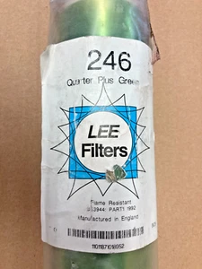 (2) 48" Lee Filters Gel Roll ~ 246 Quart Plus Green / 443 Quarter C.T. Straw - Picture 1 of 4