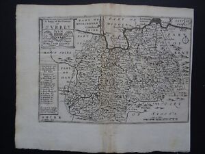 1716 BLOME / HOLLAR atlas map  SURREY - A Mapp of the County of Surrey