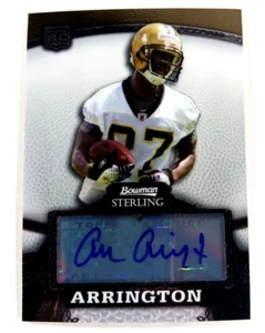 ADRIAN ARRINGTON 2008 Bowman Sterling #135 Rookie Auto RC - Foto 1 di 5