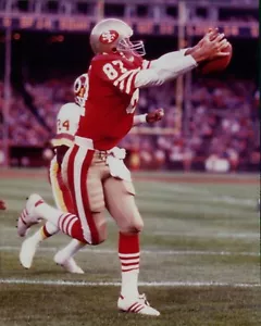 Foto A de Dwight Clark San Francisco 49ers NFL con licencia sin firmar brillante 8x10 - Imagen 1 de 1