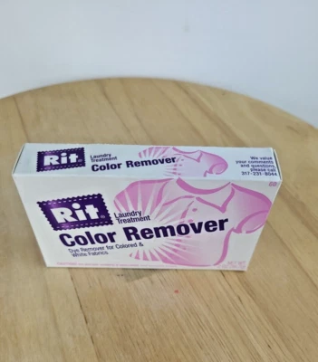Removedor de color en polvo Rit Dye caja de 2 oz. Una caja. Para eliminar manchas de color. Foto 1 de 3