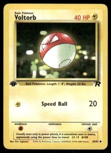 Pokemon Tcg Team Rocket 1st Edition Voltorb 69/82 NM WOTC - Picture 1 of 2