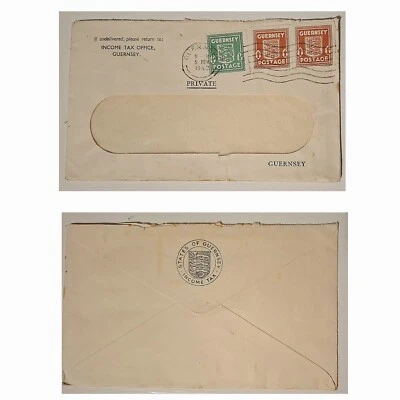 1942 Guernsey occupation stamps with imperf see details - Image 1 of 3