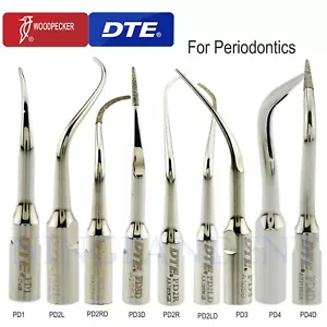 Puntas de periodoncia Woodpecker DTE aptas para escalador piezoeléctrico ultrasónico dental NSK pieza de mano - Imagen 1 de 85