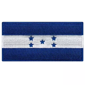 TOPPA BANDIERA HONDURAS CATRACHO CENTROAMERICANO ricamata ferro su TOPPA EMBLEMA - Foto 1 di 1