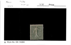 France, Postage Stamp, #139 Mint Hinged, 1903 Rights Man (AB) - Picture 1 of 1