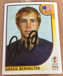 Original Autogramm Gregg Berhalter USA Panini WM 2002 - Bild 1 von 1