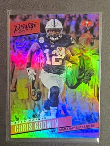 2017 Panini Prestige Xtra Points Blue Chris Godwin #222 RC Tampa Bay Buccaneers - Picture 1 of 2