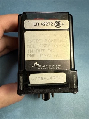 Action Pak Relay E99775 LR 42272 4380-0000U 120V AC 50/60Hz 3.0W 8 Pin - Image 1 of 4