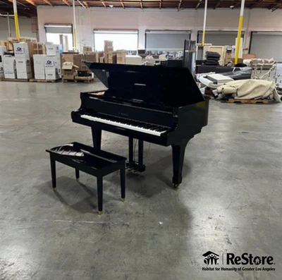 Kawai RX-6 Black Grand Piano 7’x 5’ Produced: 1999     *PICKUP ONLY* - Image 1 of 3