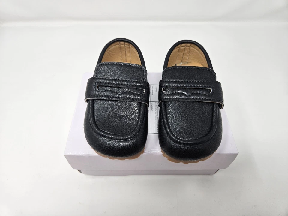 ZAPATOS DE BEBÉ FASHON ZAPATOS INTELIGENTES NEGROS TALLA EURO 21 Foto 1 de 4