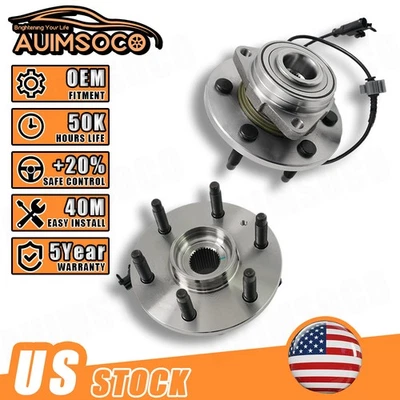 Cojinete de cubo de rueda delantero izquierdo o derecho para Chevrolet Avalanche 2007-2013 2X Foto 1 de 4