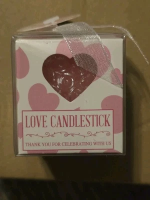 24 piezas velas para fiestas de boda velas en forma de corazón ducha nupcial, favores de fiesta Foto 1 de 4