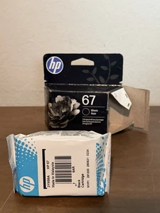 HP 67 Black Original Ink Cartridge,  Expiration: 2027 - Picture 1 of 2
