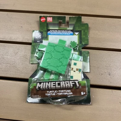 НОВАЯ 2024 Minecraft 15-я Юбилейная Экшн-фигурка ЧЕРЕПАХА с Яйцом и Детскими Черепахами - Изображение 1 из 3