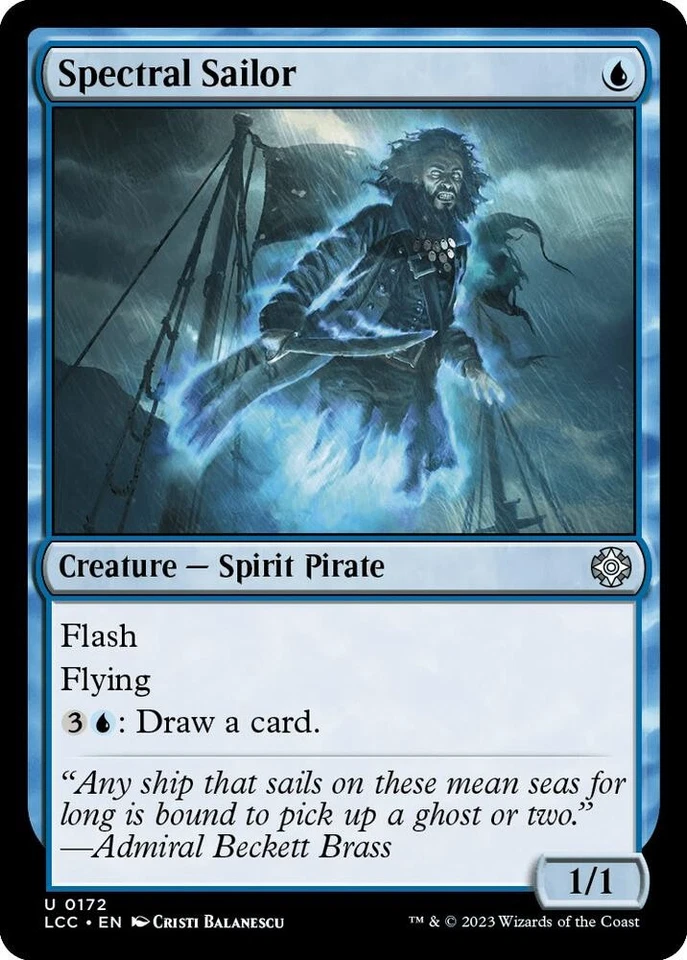 Spectral Sailor U Commander: The Lost Caverns of Ixalan Creature 172 - Image 1 of 1