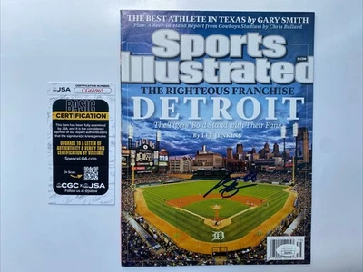 CURTIS GRANDERSON Autografiado Firmado Sports Illustrated Detroit Tigers Certificado de Autenticidad Bsbl Foto 1 de 2