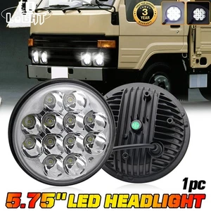 Round Led Headlight 5.75" 5 3-4" H5006 H5001 Spotlight Led Light Dyna Hi/Lo Beam - Picture 1 of 7