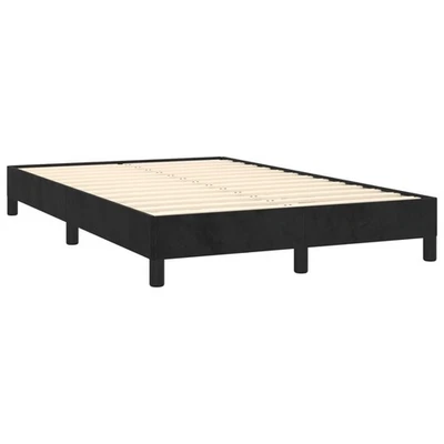 Box Spring Bed Frame Bedroom Bed Base Bedstead Upholstered Bed Velvet vidaXL - Image 1 of 3