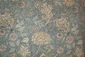 Tapicería floral de doble rama de tela William Morris de 2,44 yardas 54"x 88" - Imagen 1 de 6